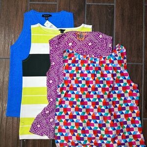 Bundle of 4 Business Casual Blouses. 2 Blouses NWT.